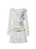 Graffiti Print Dress image 1