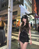 Sequins Patchwork Hooded Vest image 12