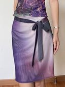 Double-sided Purple Puddle Skirt image 2