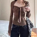 Truffle Bow-Embellished Blouse image 5