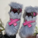 Fox Fur Snow Boots image 1