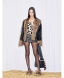 Misplaced Panelled Leather Skirt image 11