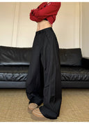 Curved-Hem Relaxed Pants image 13