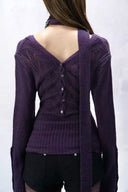 Grapevine Dual-V Velvet Tunic image 3