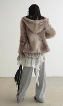 Lace-paneled Knit Slip Dress image 5