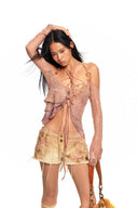 Psychedelic Print Two-piece Top image 5
