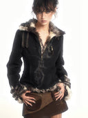 Fur-Lock Biker Jacket image 0