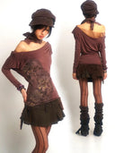 Metal Rhinestone Printed Top image 1