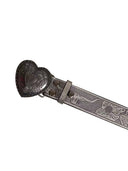 Wide Heart-Engraved Belt image 4