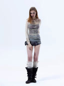 Striped Mesh Base Layer Top image 3