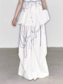 Pearl Shell Printed Wide-Leg Pants image 6