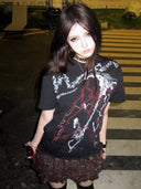 Sickle & Strings Print T-Shirt image 3