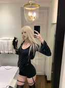 Hooded Lace Tank Set image 1