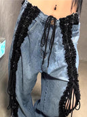 Relaxed Oversized Floor-Sweeping Trousers image 7