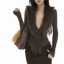 Slavic Muffler Collar Top image 1