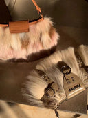 Gradient plush bag image 13