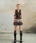 V-Neck Buckle-Detail Tank Top image 6