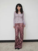 Purple Cross Comfy Top image 11