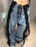 Relaxed Oversized Floor-Sweeping Trousers image 6