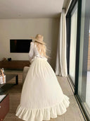High-Waisted Maxi Skirt image 11