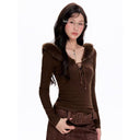 V-Neck Teddy Top image 0