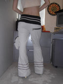 Light Grey Robot Sweatpants image 11