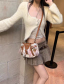 Gradient plush bag image 8