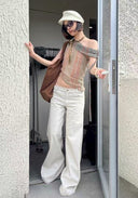 Convertible Draped Plaid image 12