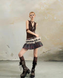 V-Neck Buckle-Detail Tank Top image 5