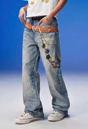 Aura Pearl Chain Jeans image 5