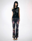 Graffiti-print Leopard Pants image 7