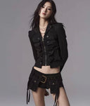 Victorian Gothic Corset Shirt image 11