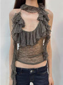 Lace Embrace Halter Top image 2