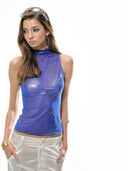 Mesh Sleeveless Tank Top image 3