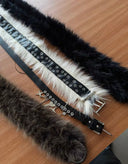 Fur Patchwork Belt image 10