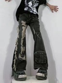 Distressed Multi-pocket Jeans image 3