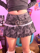Lace-print Pleated Skirt image 6