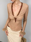 Café Lace Teddy Top image 2