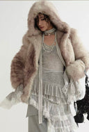 Lace-paneled Knit Slip Dress image 3