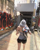 Sequins Patchwork Hooded Vest image 6