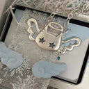 Angel Cat Statement Choker