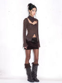 Snuggle Lace Layered Top