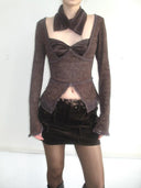 Snuggle Lace Layered Top