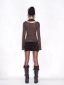 Snuggle Lace Layered Top