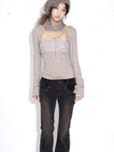 "Illusionist" Layered Knit