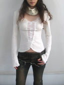 "Antoinette" Ribbed Knit Top