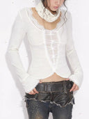 "Antoinette" Ribbed Knit Top