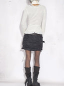 "Antoinette" Ribbed Knit Top