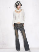 "Antoinette" Ribbed Knit Top