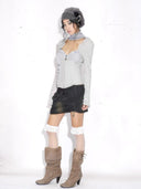 "Shimmery Ruffle" Top